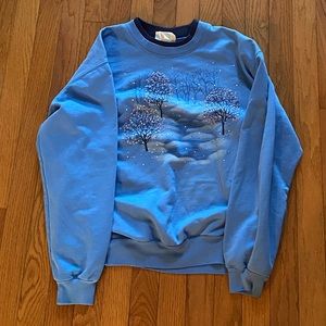 TOP STICH CREW NECK
